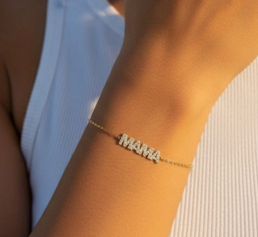 Set ketting en armband mama