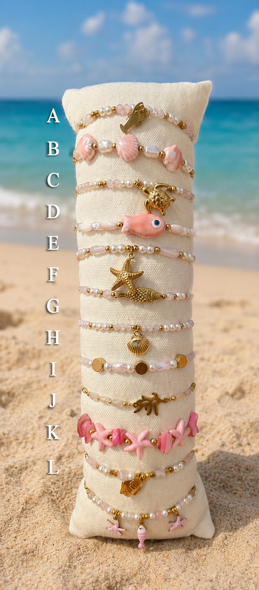 Armbandjes oceaan roze