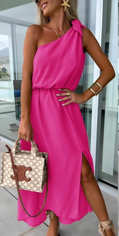 Jurk Elara fucshia