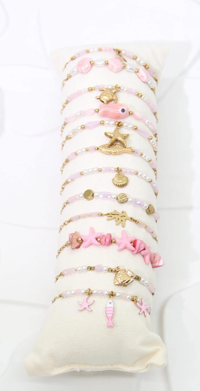 Armbandjes oceaan roze