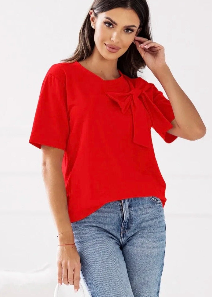 Tshirt strik rood