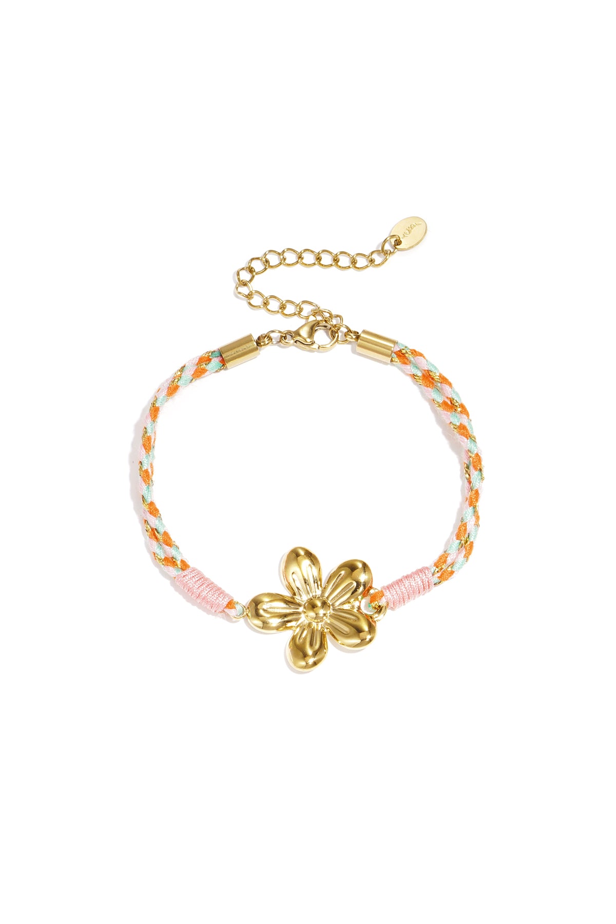 Armbanden met touwbedeltjes, bloemenmotief, casual, vakantie/strand, romantische serie, damessieraden