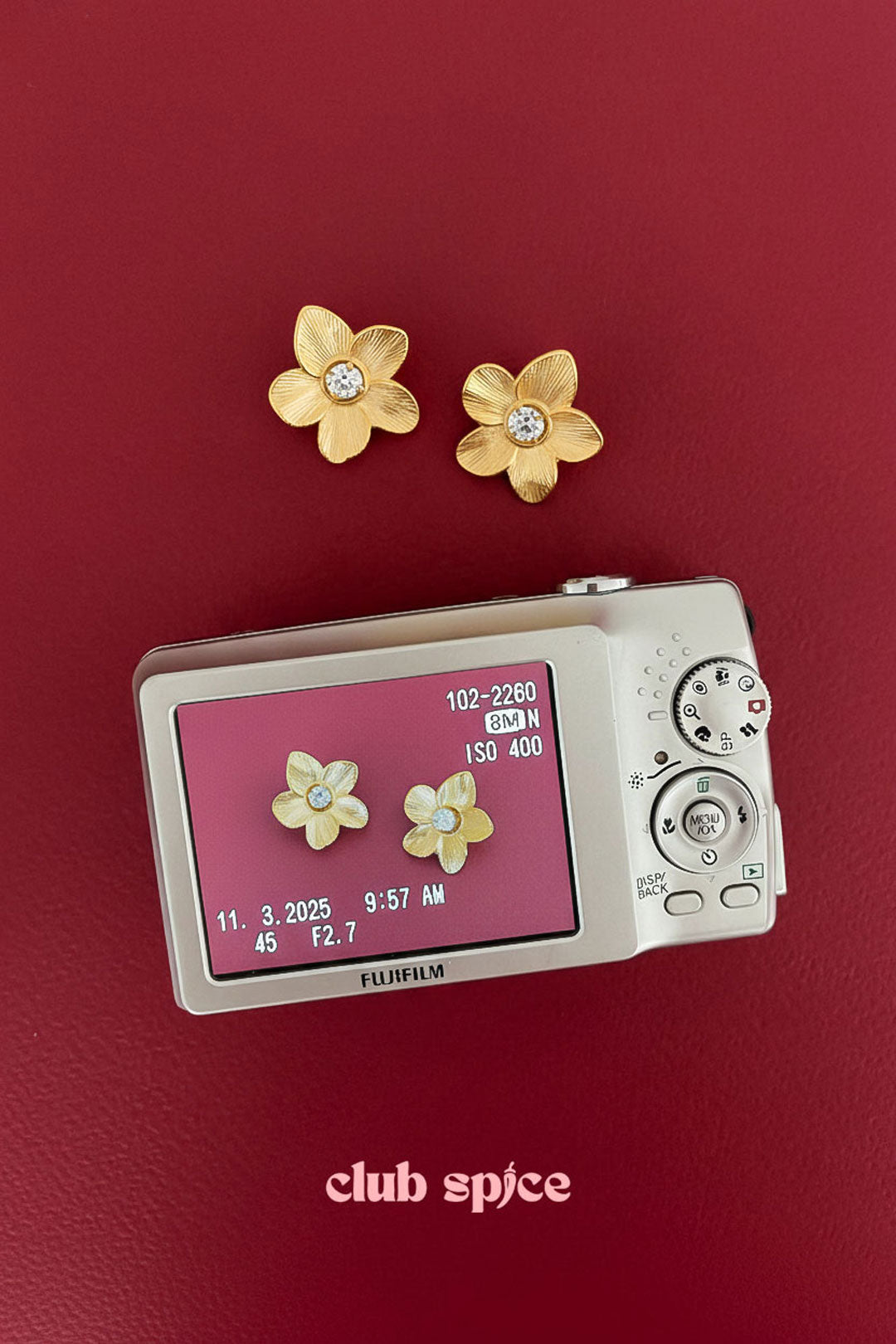 Roestvrijstalen oorknopjes met bloemmotief, casual en eenvoudig voor dagelijks gebruik, dames sieraden