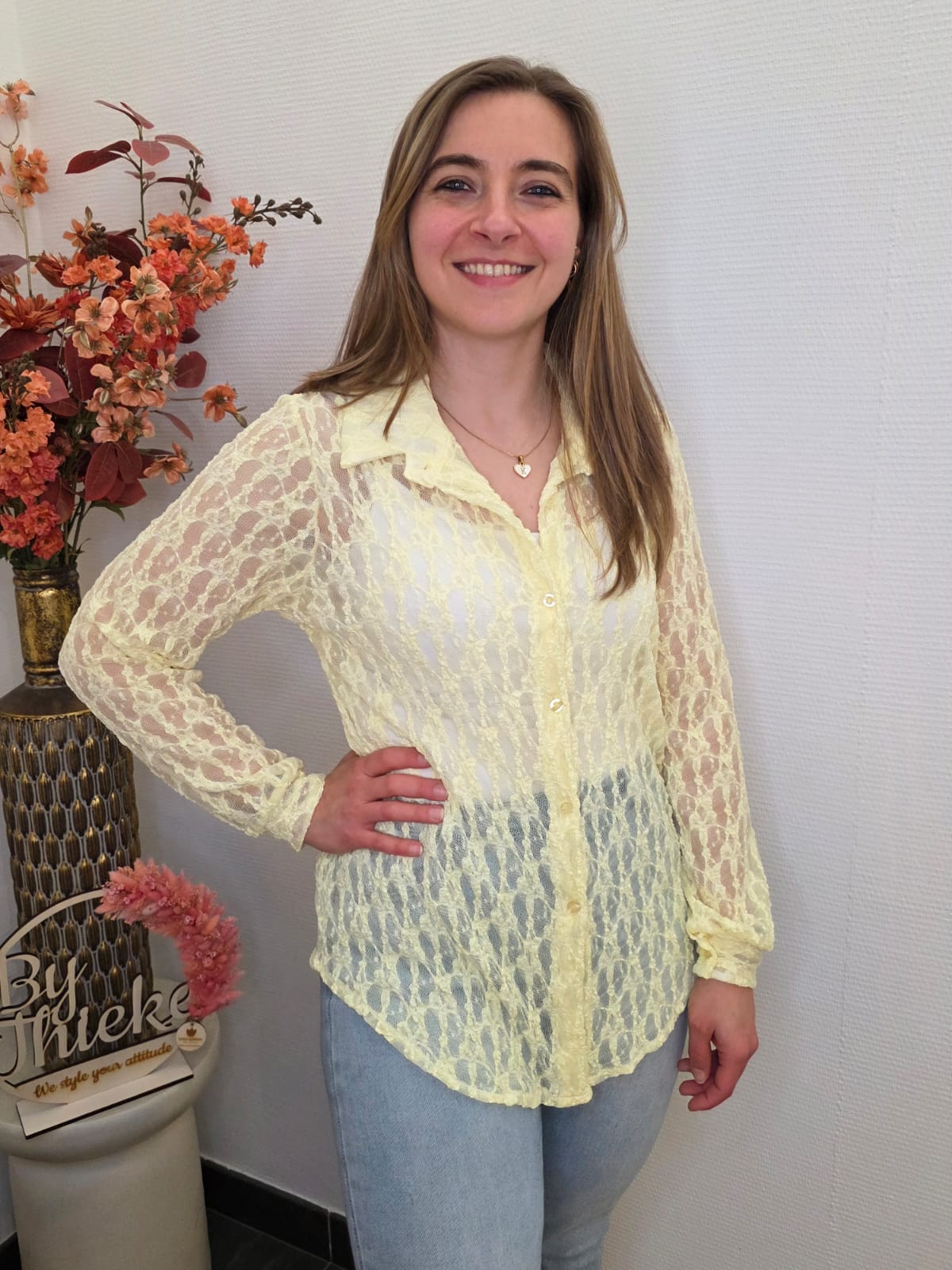 Blouse Fanny geel