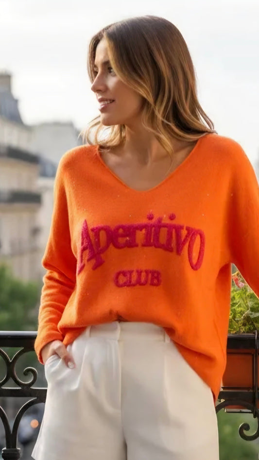 Trui Aperitivo oranje