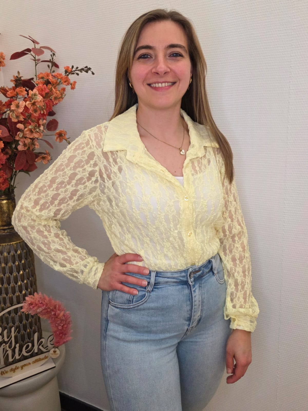 Blouse Fanny geel