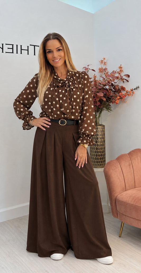 Blouse Dottie choco