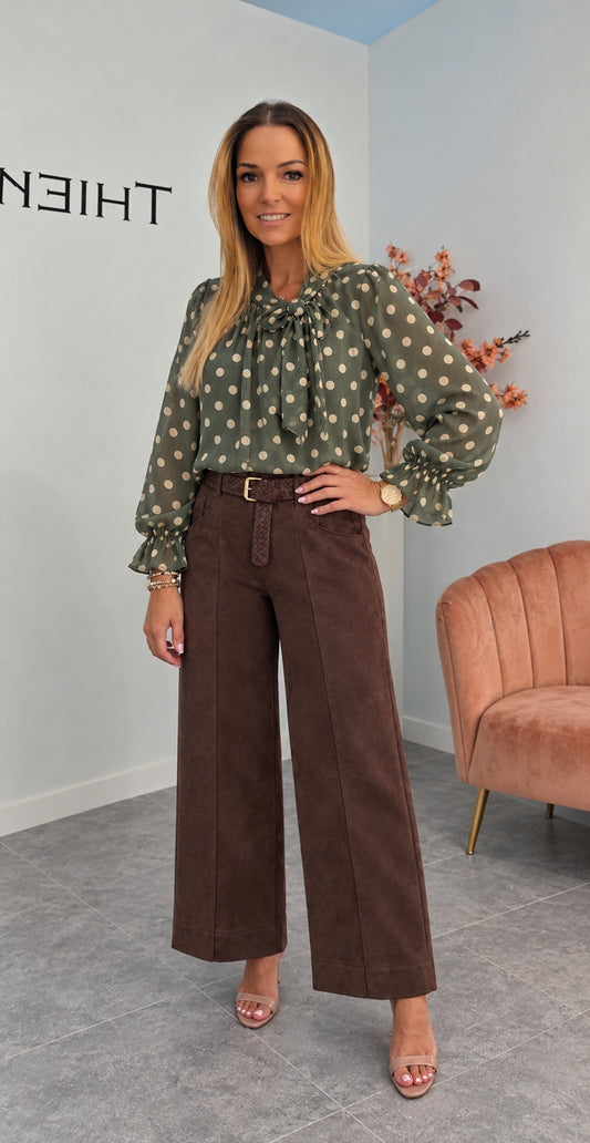 Blouse Dottie groen