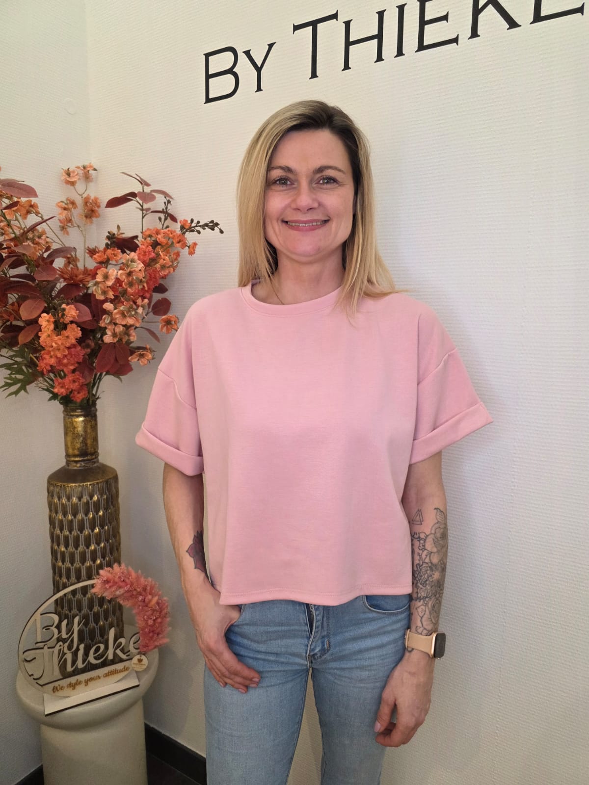 Sweatershirt Billie roze