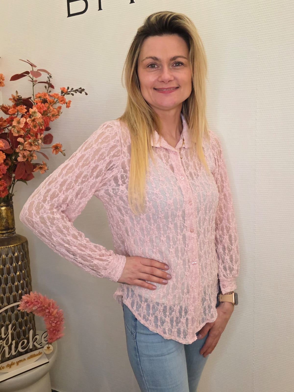 Blouse Fanny roze