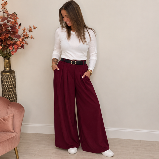 Broek Hope bordeaux