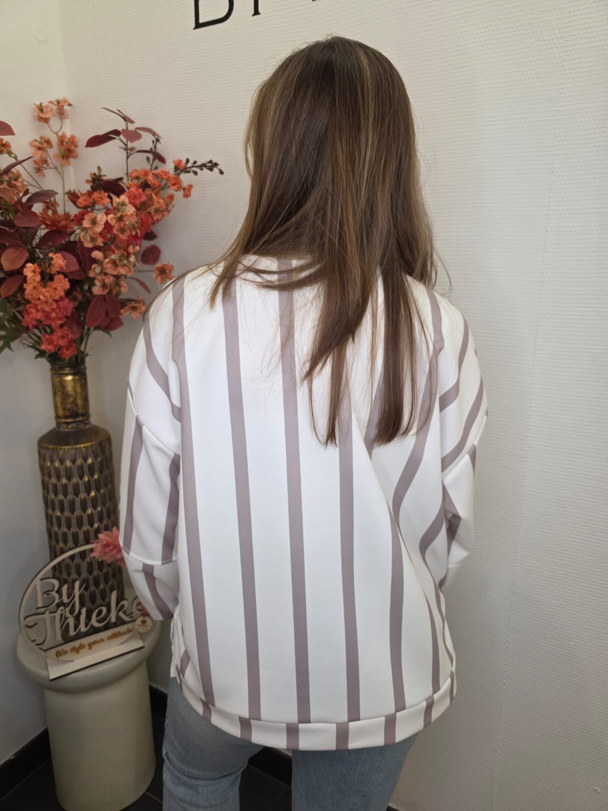 Trui Fleur bruin