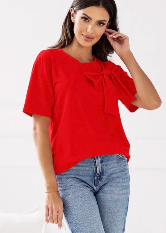 Tshirt strik rood