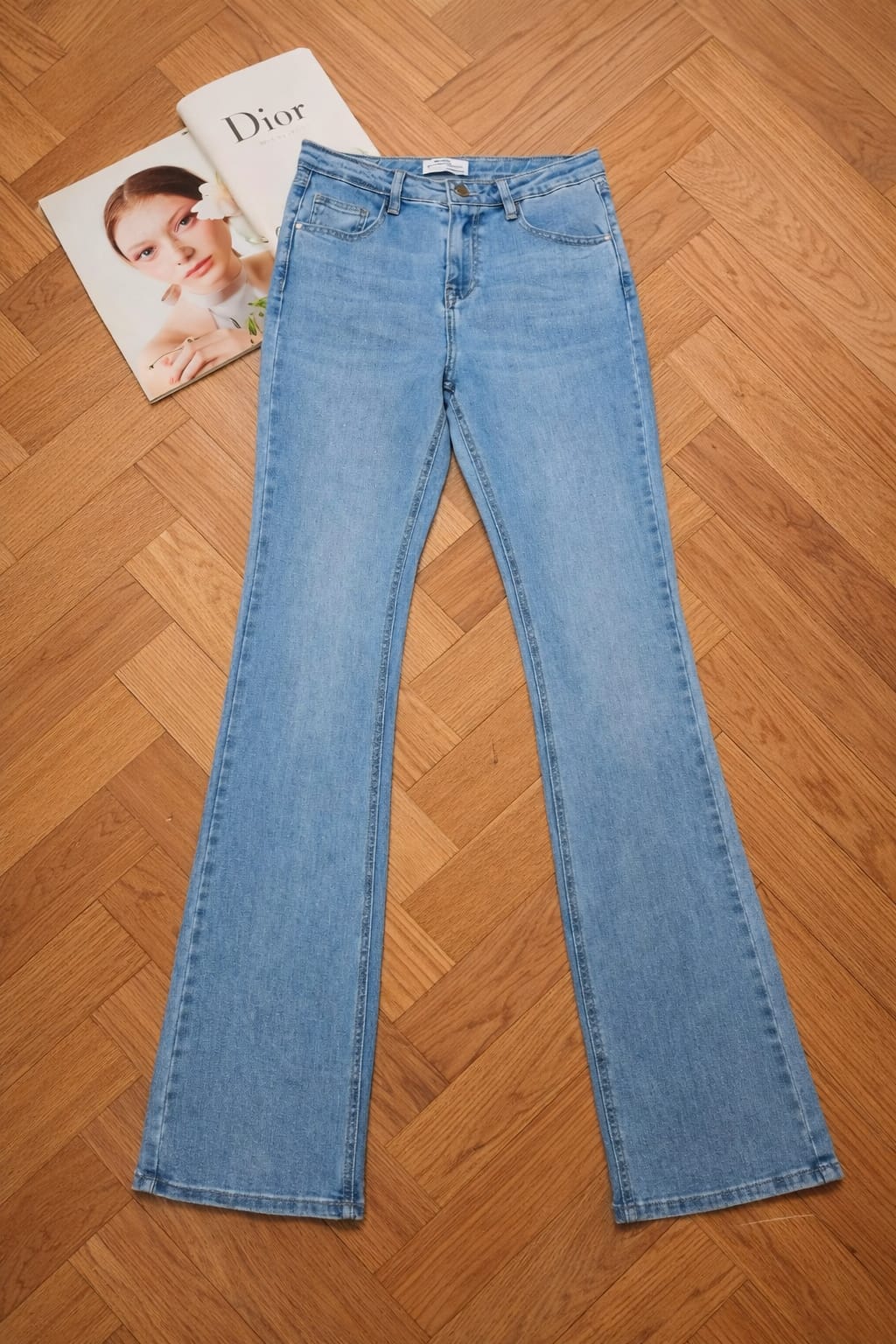 Long flared jeans
