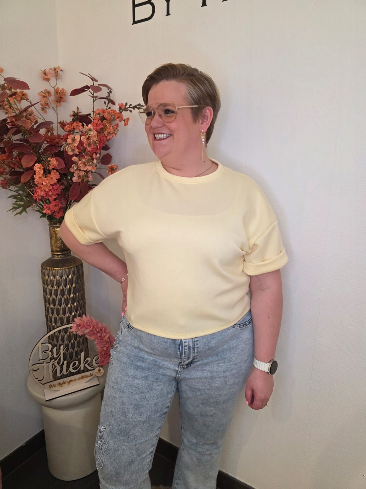 Sweatershirt Billie butteryellow
